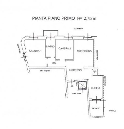 Appartamento quadrilocale in affitto in Via Luigi Ranco, Centro Storico, Asti