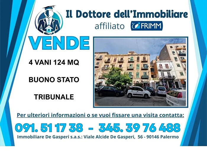 Appartamento quadrilocale in vendita in Corso Camillo Finocchiaro Aprile, Palermo