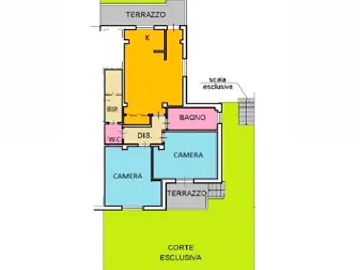 Appartamento quadrilocale in vendita in Via Pasubio, Cecina