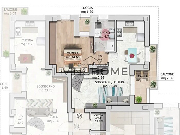 Appartamento trilocale in vendita in Via Alfredo Panzini, BellariaIgea Marina