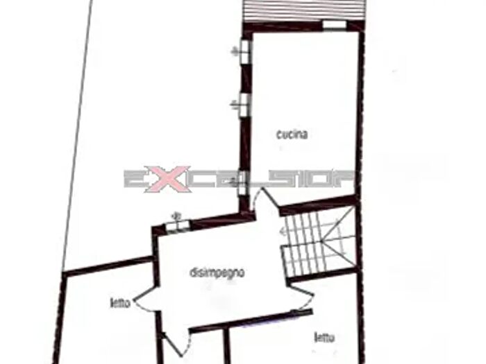 Appartamento bilocale in affitto in CSo G Mazzini N Adria Ro, Adria