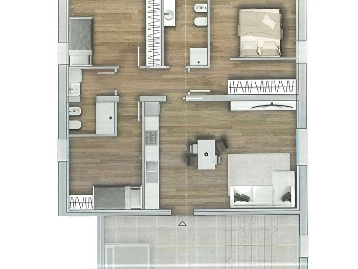 Appartamento quadrilocale in vendita in Via Alcide De Gasperi, Scandiano