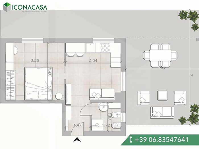 Appartamento monolocale in vendita in Via Giuseppe Lo Jodice, Marino