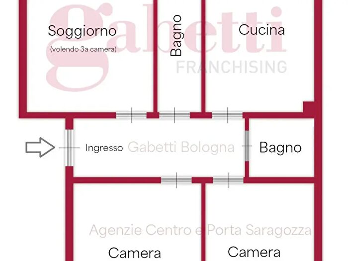 Appartamento quadrilocale in vendita in Via Pelagio Palagi, Bologna