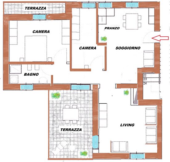 Appartamento quadrilocale in vendita in Via Roma, Masera Di Padova