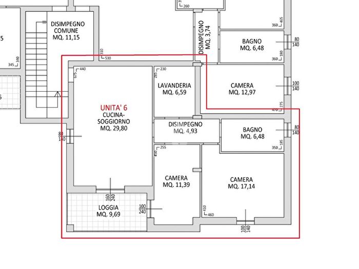 Appartamento trilocale in vendita in Via Ponte Fabbro, Cologne