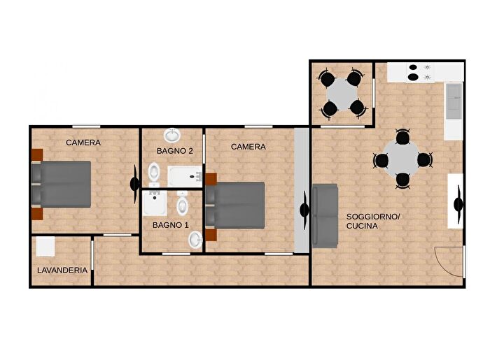 Appartamento trilocale in vendita in Via della Valverde, Verona