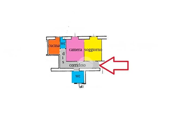 Appartamento bilocale in vendita in Via Enna, Roma