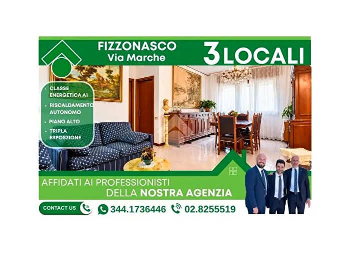 Appartamento trilocale in vendita in Via Alfieri, Rozzano