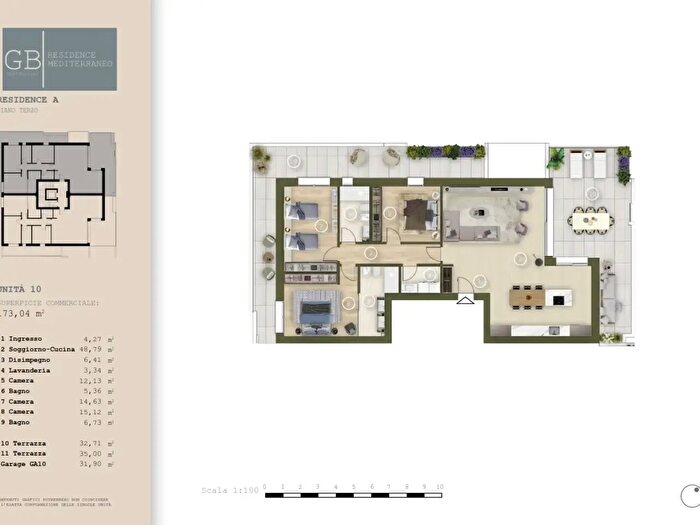 Appartamento quadrilocale in vendita in Via Antonio Magarotto, Abano Terme