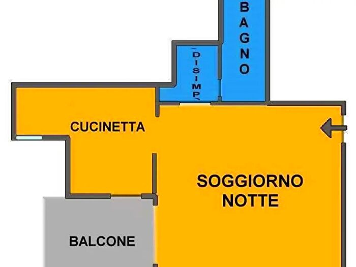 Appartamento monolocale in affitto in Bologna