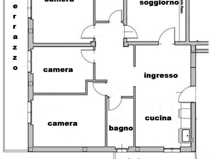 Appartamento quadrilocale in affitto in Viale Rimembranze, Vedano al Lambro