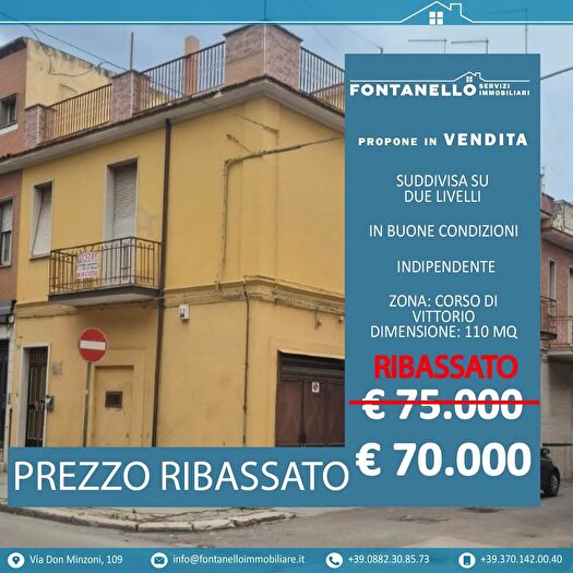 Casa con 6 locali in vendita in Corso Giuseppe di Vittorio, San Severo