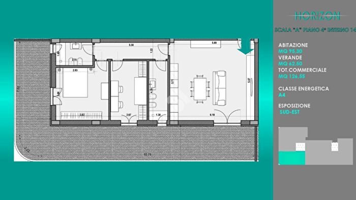 Appartamento trilocale in vendita in Via Bari, Casamassima