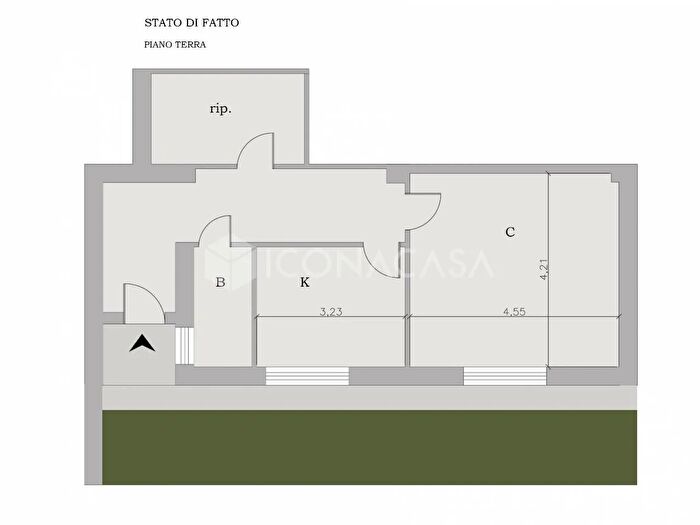 Appartamento bilocale in vendita in Via Castellana Sicula, Roma