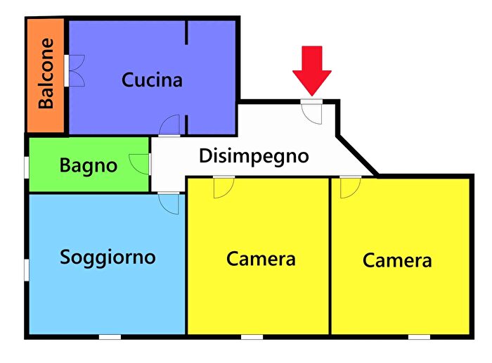 Appartamento quadrilocale in vendita in Via Pasubio Bologna, Bologna