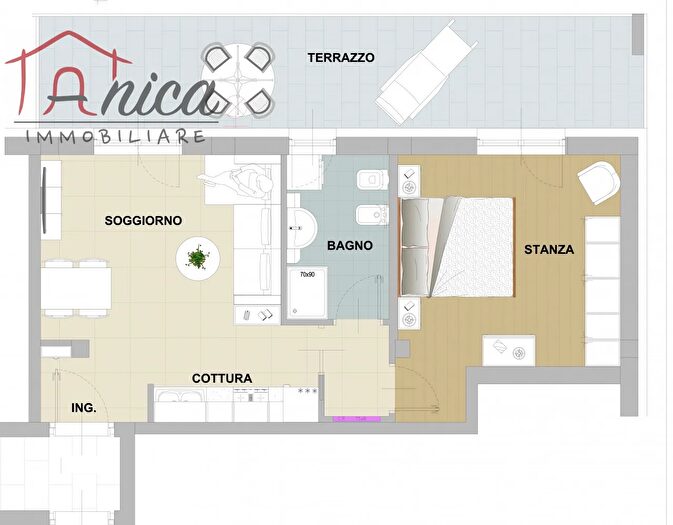 Appartamento bilocale in vendita in Via della Canova, Trento