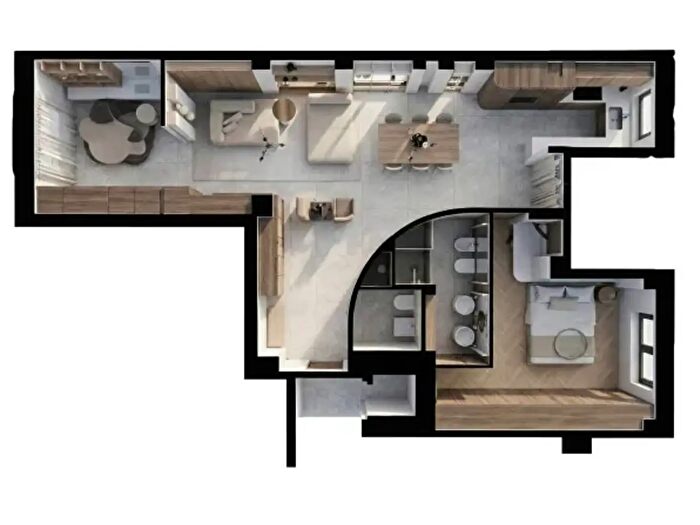 Appartamento trilocale in vendita in Piazza Enrico Toti, Torino