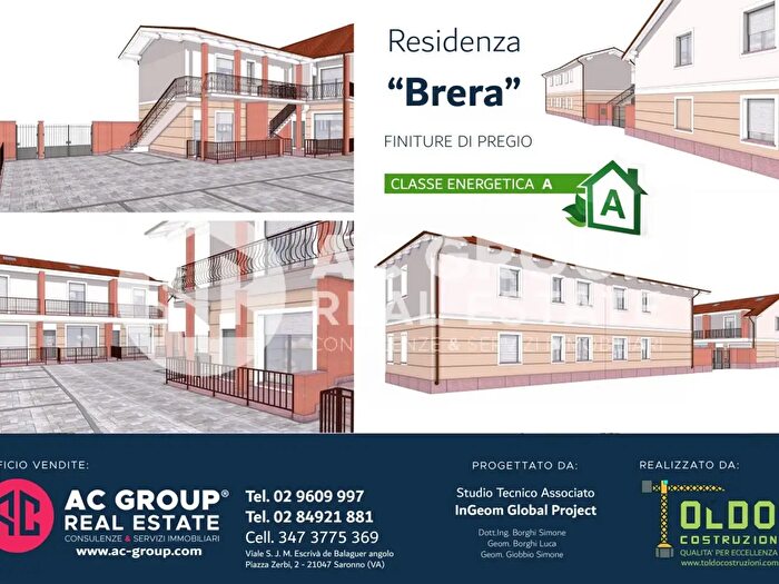 Appartamento quadrilocale in vendita in Via Brera, Uboldo