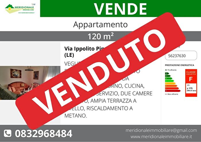 Appartamento quadrilocale in vendita in Via Ippolito Pindemonte Veglie Lecce, Veglie
