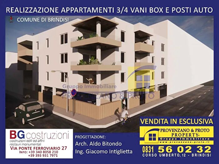 Appartamento trilocale in vendita in Via Rosmini Angolo Via Gioberti, Brindisi