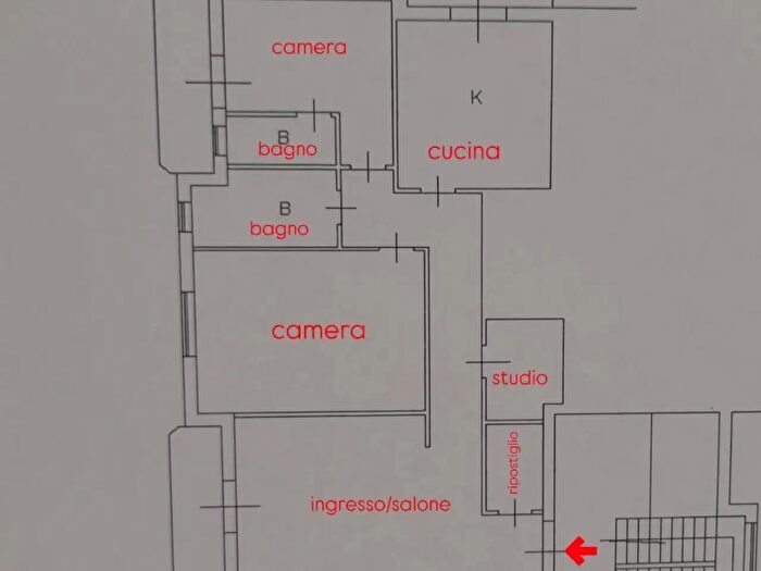 Appartamento trilocale in vendita in Via Belluno, Battipaglia