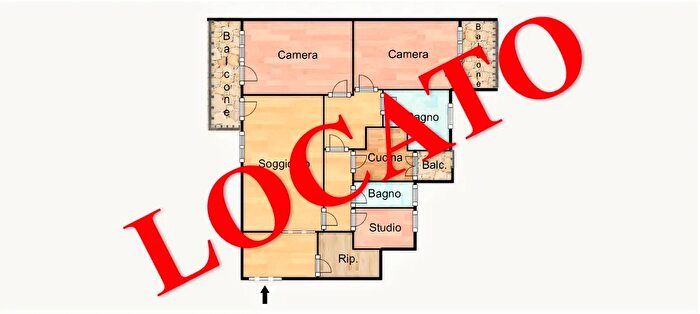 Appartamento trilocale in affitto in Piazza della Radio, Roma