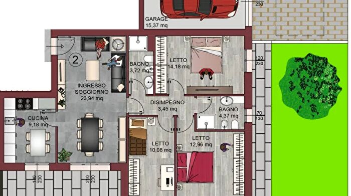 Appartamento con 5 locali in vendita in Forlì Via Marchetti Forlìcesena Forlì, Forli