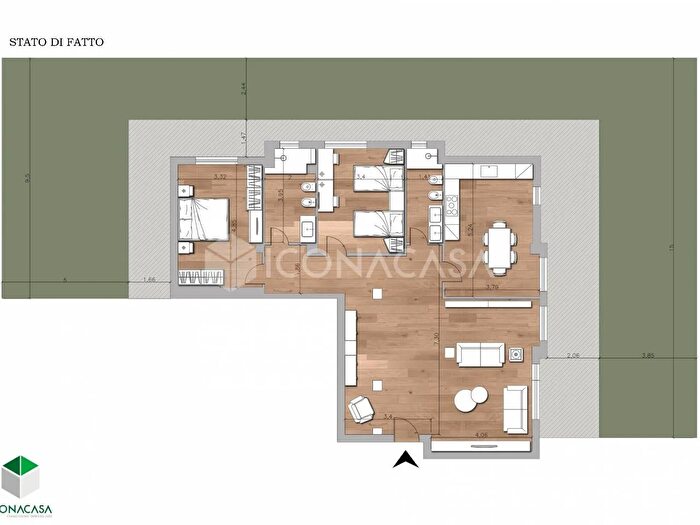 Appartamento con 5 locali in vendita in Via della Repubblica, Ciampino