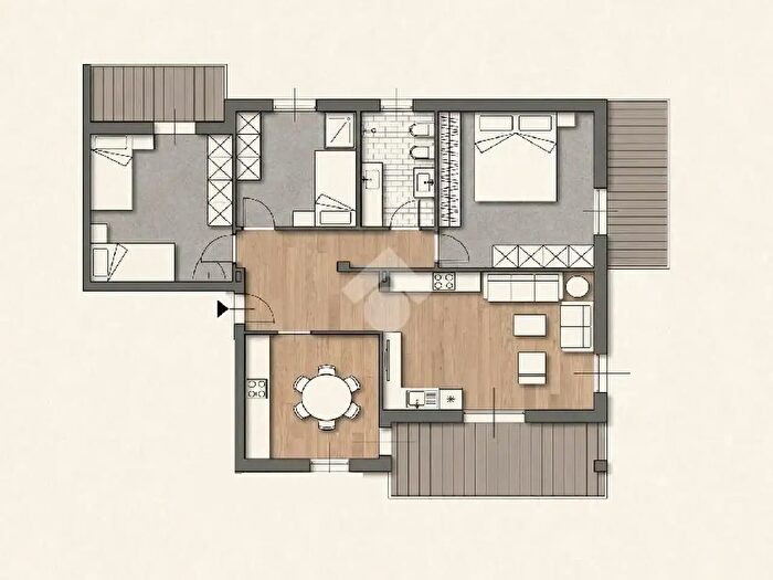 Appartamento con 5 locali in vendita in Via Centrale, Castel DAzzano