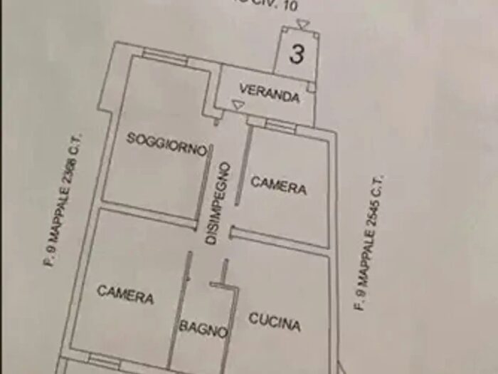 Appartamento monolocale in vendita in Via San Sebastiano, San Basilio