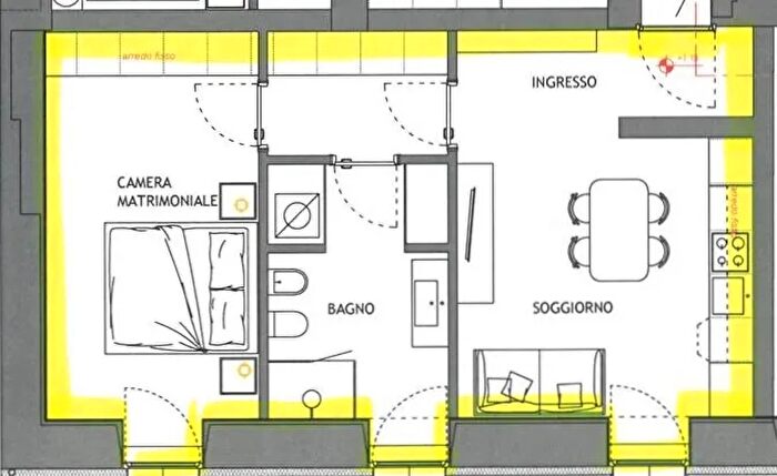 Appartamento monolocale in vendita in Via XXIV Maggio Bergamo Bergamo, Bergamo