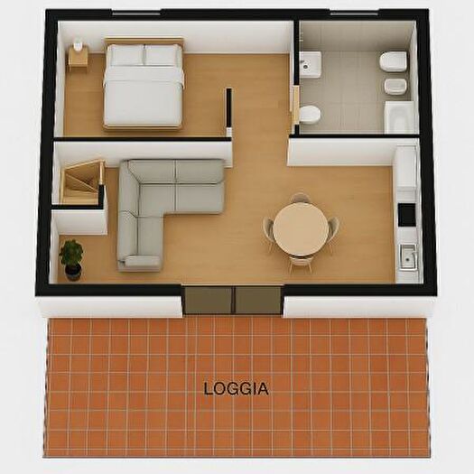 Appartamento bilocale in vendita in Castenedolo