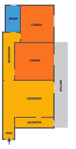Appartamento trilocale in vendita in Bologna