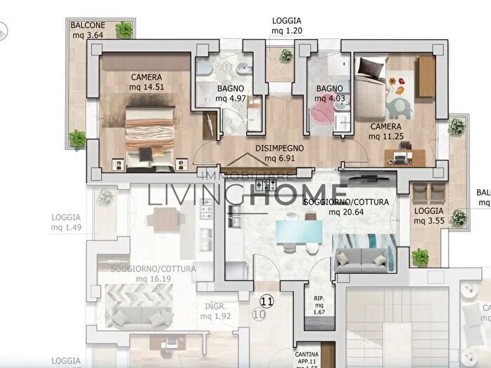 Appartamento trilocale in vendita in Via Alfredo Panzini, BellariaIgea Marina