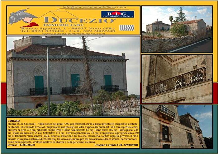 Casa con 14 locali in vendita in Loc Cda Crocevia Ns, Modica