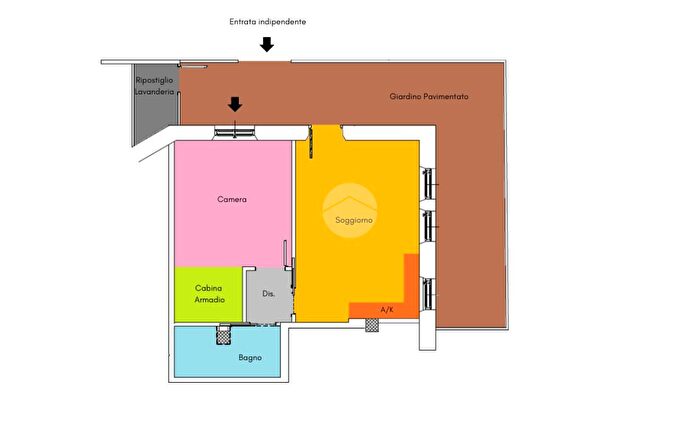 Appartamento bilocale in vendita in Via della Fonte di Fauno, Roma