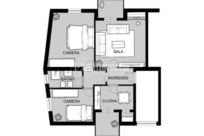 Appartamento trilocale in vendita in Via Pietro Marogna, Sassari