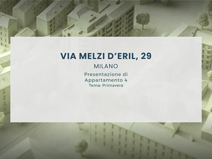 Appartamento trilocale in vendita in Via Francesco Melzi dEril, Milano