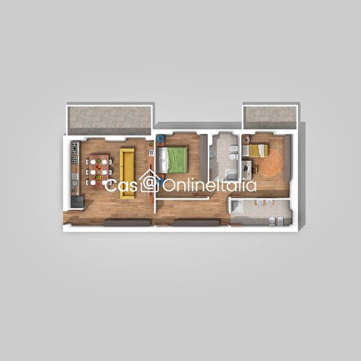 Appartamento trilocale in vendita in Magione