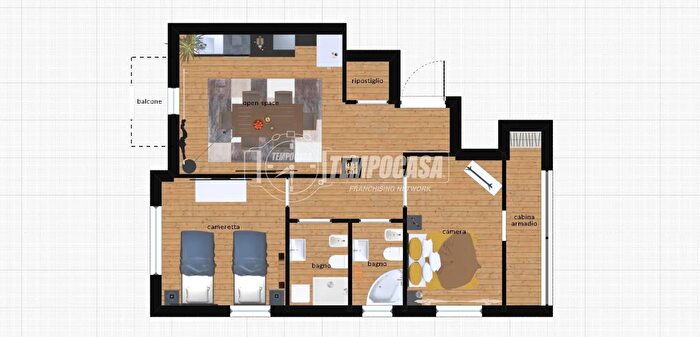 Appartamento trilocale in vendita in Via Castelli Fiorenza, Rho