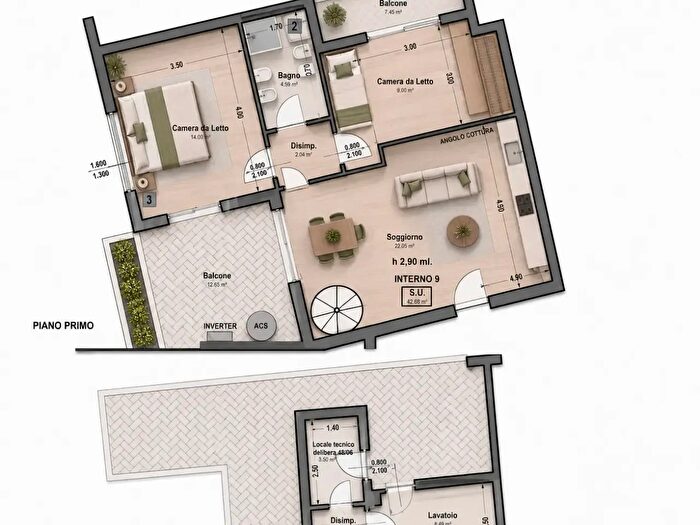 Appartamento quadrilocale in vendita in Roma