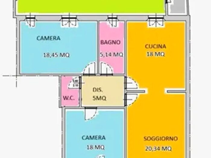 Appartamento con 6 locali in vendita in Via Vittorio Veneto, Cecina