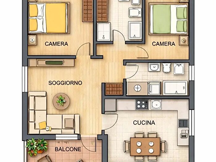 Appartamento bilocale in vendita in Viale dei Quattro Venti, Roma