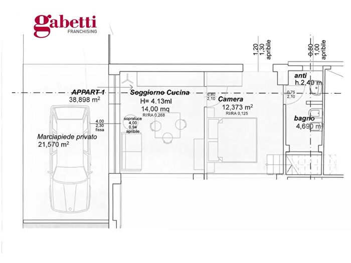 Appartamento bilocale in vendita in Rimini