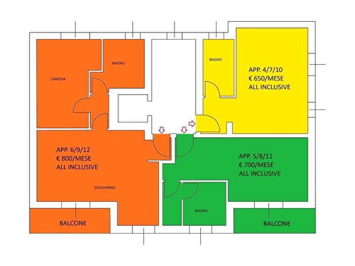 Appartamento monolocale in affitto in via Ca Martinoni, Centro, Almenno San Salvatore