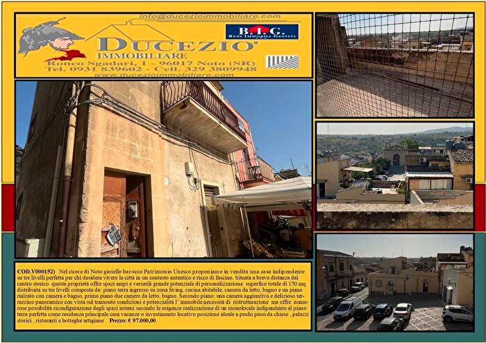 Casa con 6 locali in vendita in PZza Montecanosa, Noto