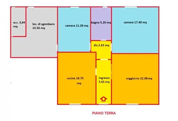 Appartamento quadrilocale in vendita in Via Aurelia Nord, Cecina