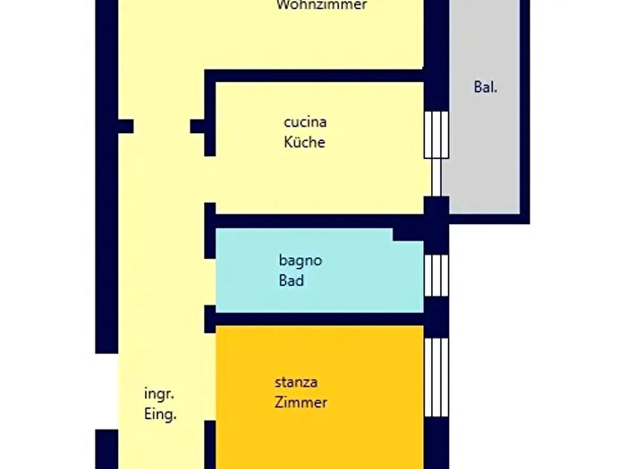 Appartamento bilocale in vendita in Via Torino Turinstraße, Bolzano
