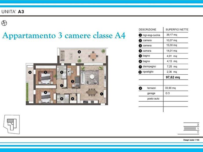Appartamento quadrilocale in vendita in Via Roma, Centro San Tommaso, Albignasego